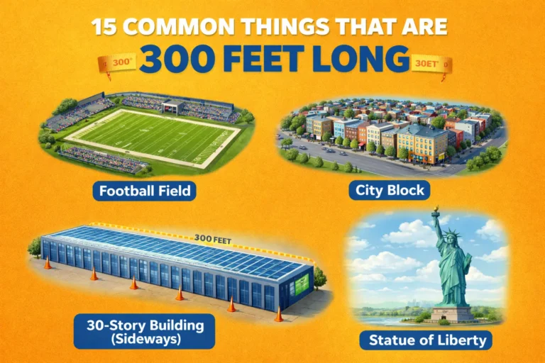 how long is 300 feet