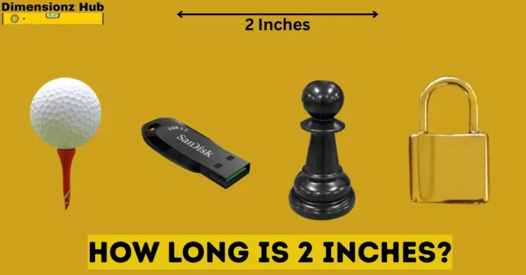 how long is 2 inches