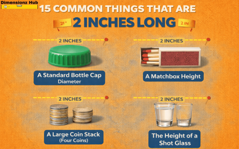 how long is 2 inches