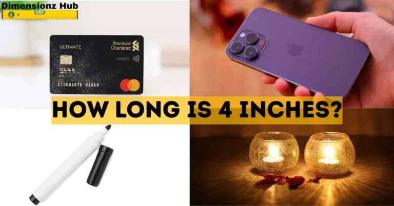 how long is 4 inches