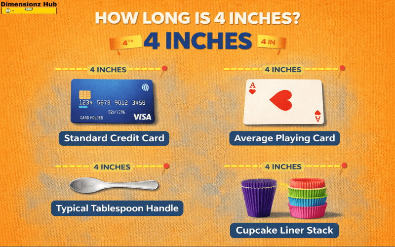 how long is 4 inches