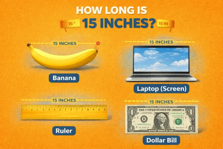 how long is 15 inches