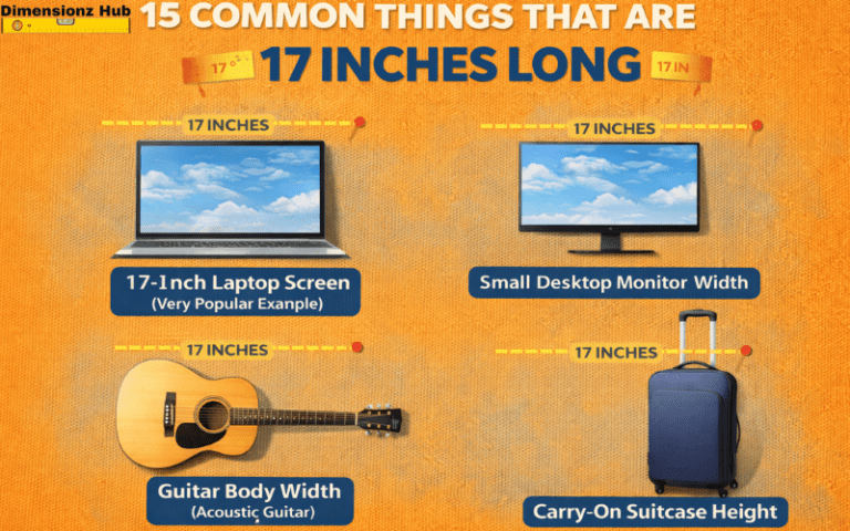 how long is 17 inches