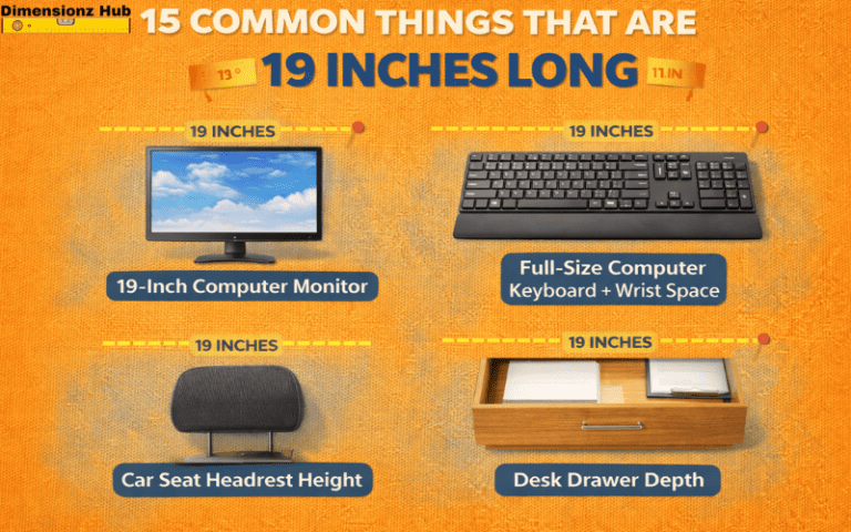 how long is 19 inches