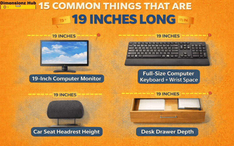 how long is 19 inches