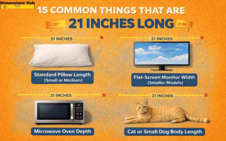 how long is 21 inches