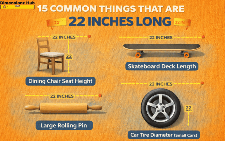 how long is 22 inches