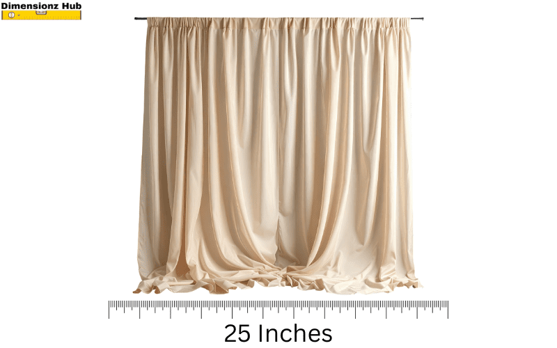 how long is 25 inches