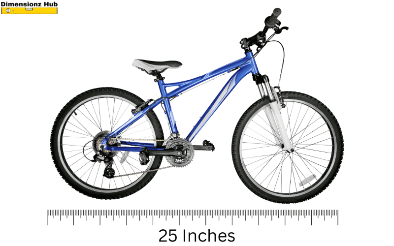 how long is 25 inches