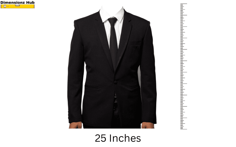 how long is 25 inches