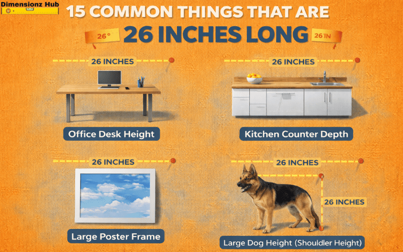 how long is 26 inches