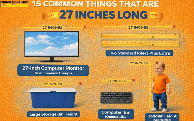 how long is 27 inches