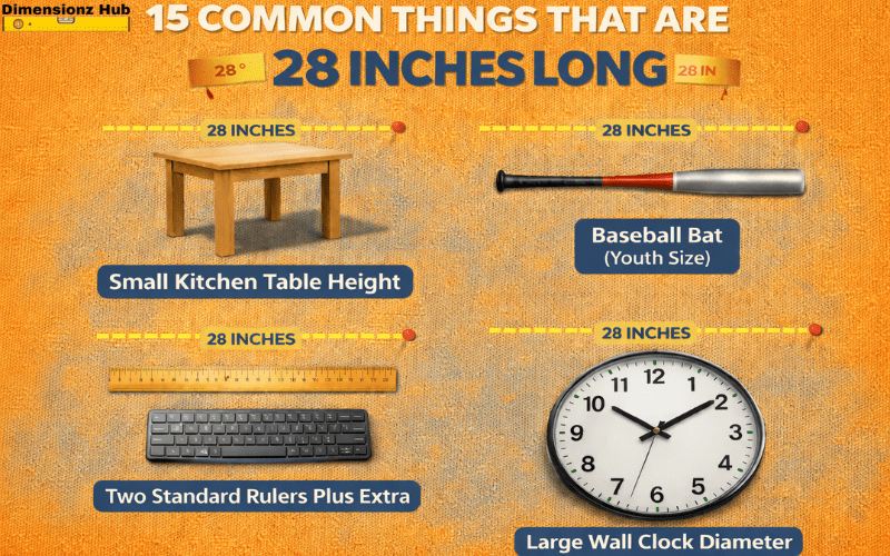 how long is 28 inches