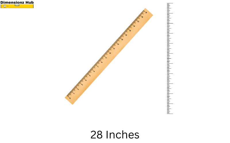 how long is 28 inches
