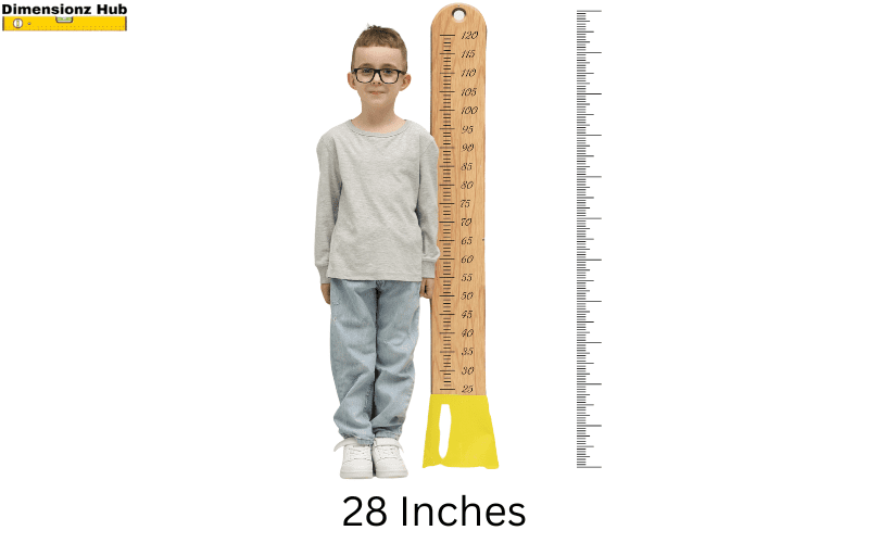 how long is 28 inches