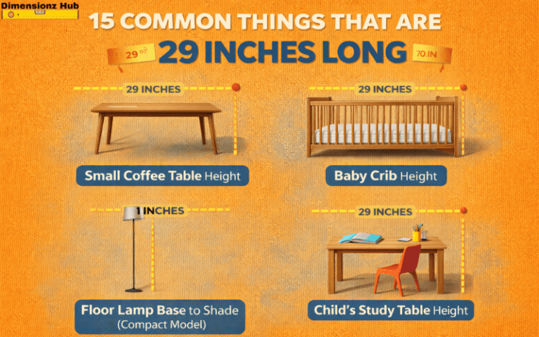 how long is 29 inches