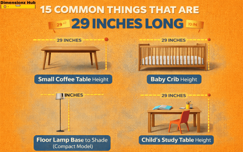 how long is 29 inches