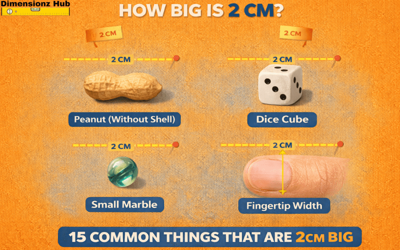 how big is 2 cm