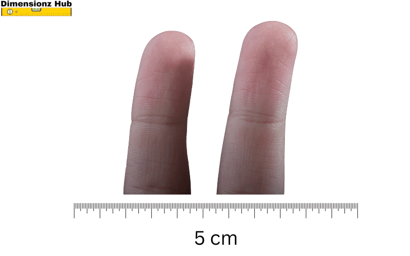 how big is 5 cm
