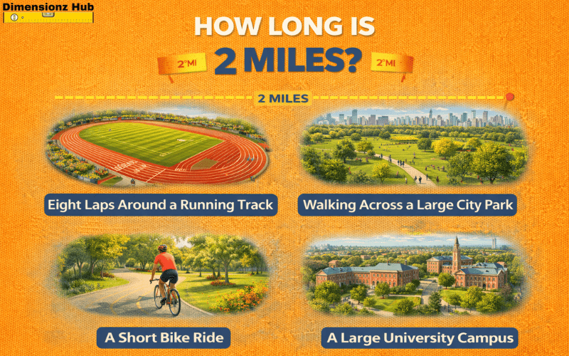 how long is 2 miles