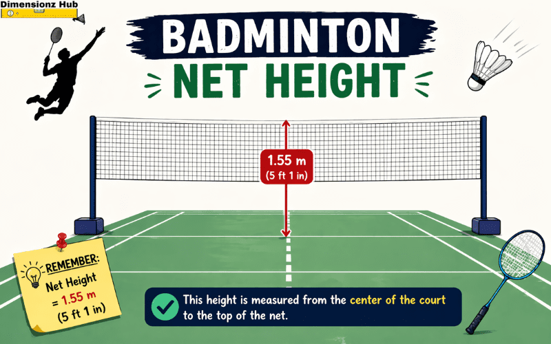 badminton court dimensions