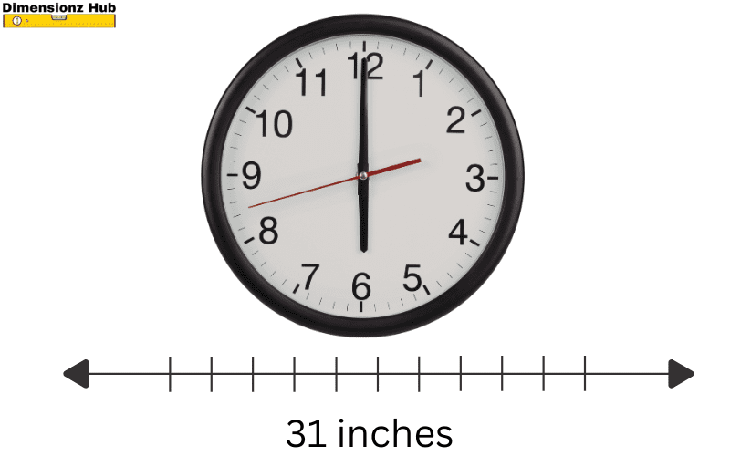 how long is 31 inches