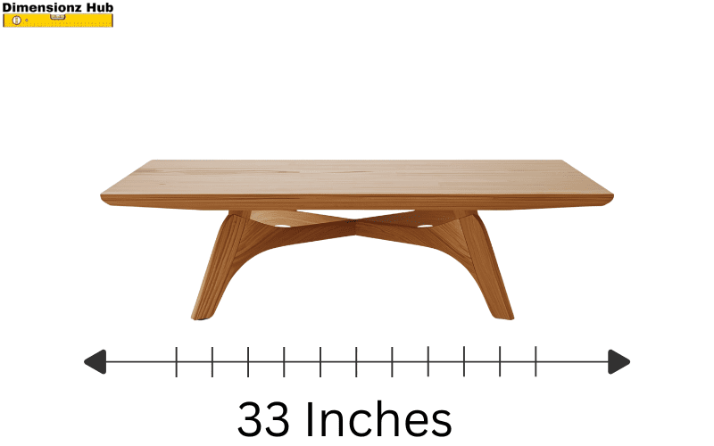 how long is 33 inches