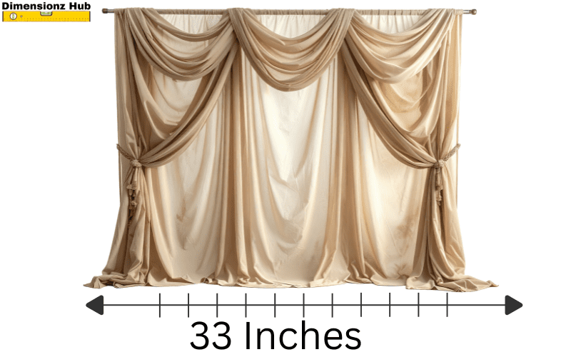 how long is 33 inches