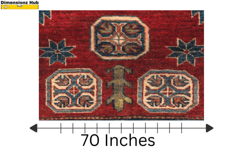 how long is 70 inches 