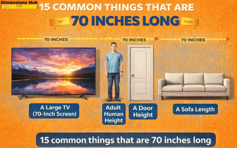 how long is 70 inches