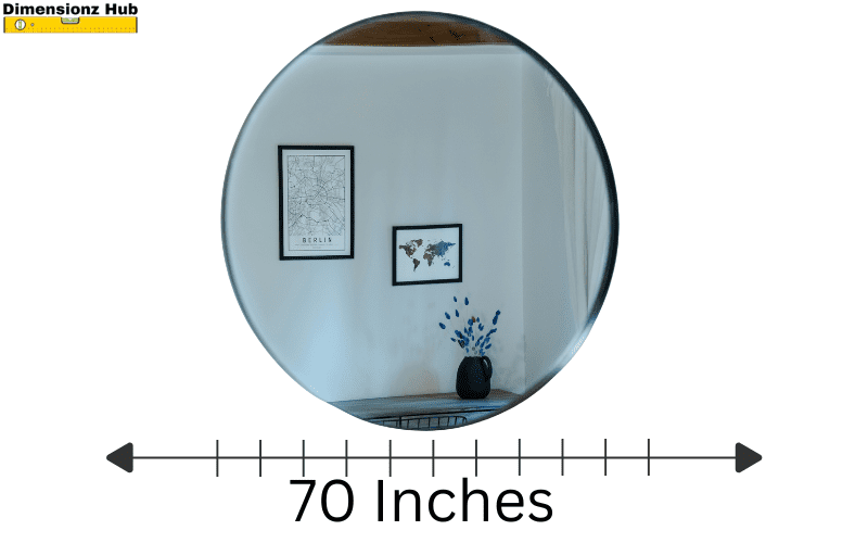 how long is 70 inches 