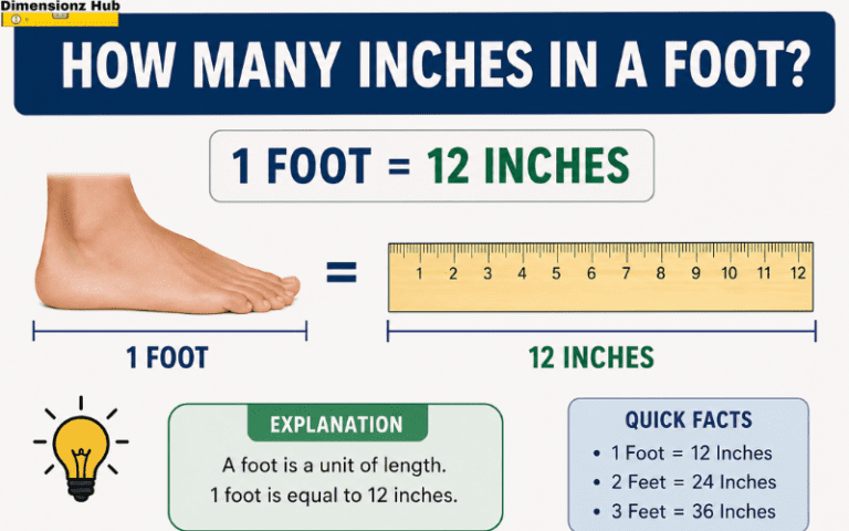 how many inches in a foot