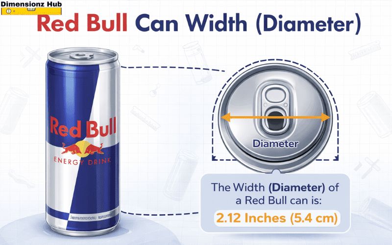 red bull can dimensions