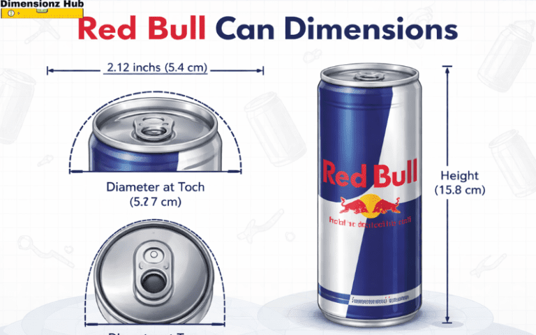 red bull can dimensions