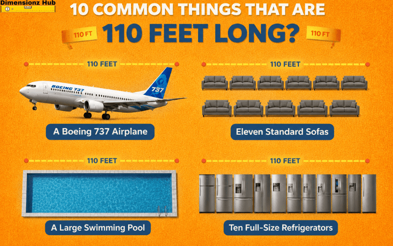 how long is 110 feet