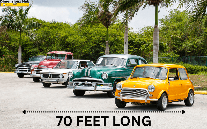 how long is 70 feet