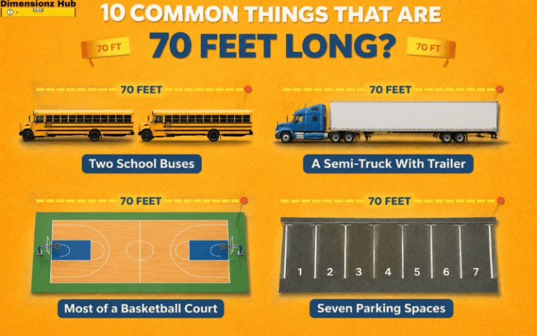 how long is 70 feet