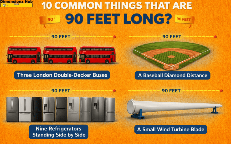 how long is 90 feet