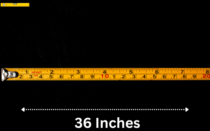 how long is 36 inches