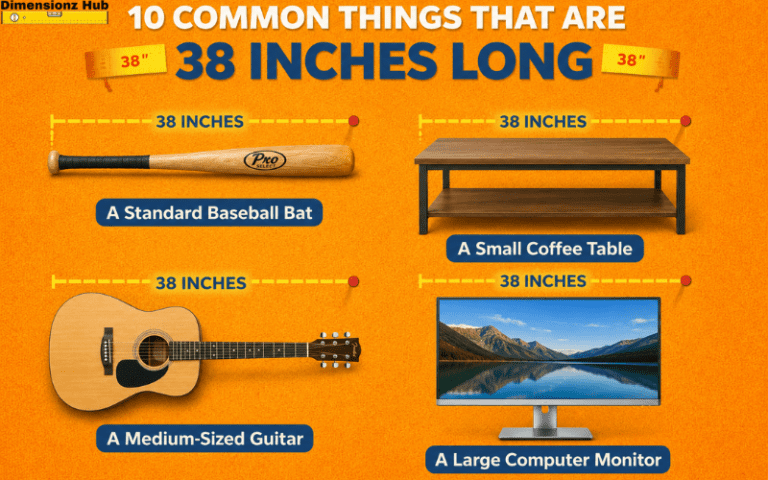 how long is 38 inches