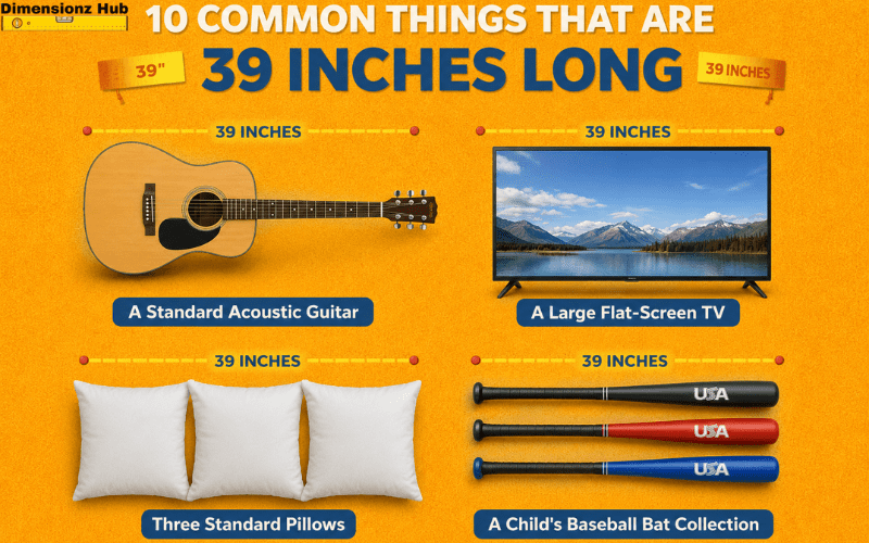 how long is 39 inches